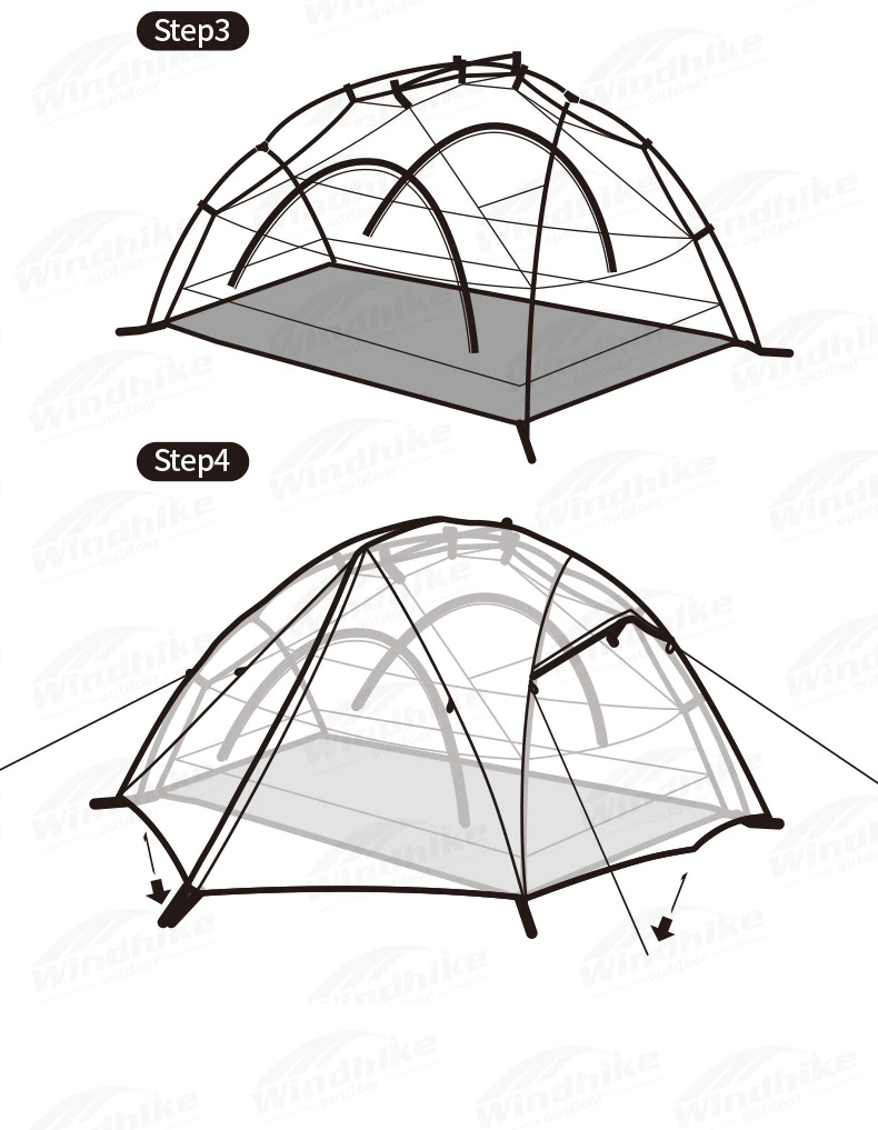 Cheap Goat Tents  Star River 2 Camping Tent 2 Person 4 Seasons 1.8kg Double Layer Rainproof Tent Outdoor Camping Tourist Tent Tents 